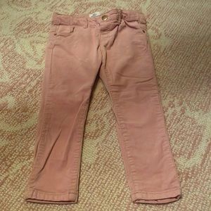 Zara Baby girl Jeans. Pale pink. 2/3 Years. Great condition. Hardly worn.